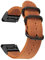 Armbänder für Garmin Instinct/Instinct Esports/Solar/Tide/Tactical Armband, Vintage Leder mit Verstellbarer Edelstahl Metall Schnalle Ersatzarmband Kompatibel mit Garmin Instinct Uhrenarmband (3)