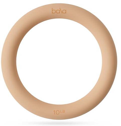 Bala Power Ring, 2-in-1 Kugelhantel & Hantel, 4,5 kg (Sand) – Ganzkörper-Heim-Fitnessgerät für Krafttraining, HIIT, Pilates, Aerobic-Übungen – Fitnessgeräte für Training