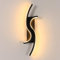 Comely LED Wandleuchte Innen Moderne, 12W Kreative Lange Wandlampe Innen aus Aluminium, Wandbeleuchtung Schwarze für Flur Treppenhaus Wohnzimmer Schlafzimmer, 3000K Warmweiß