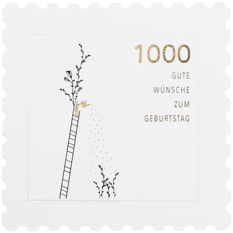 Räder Briefmarkenkarte 1000 Gute Wünsche