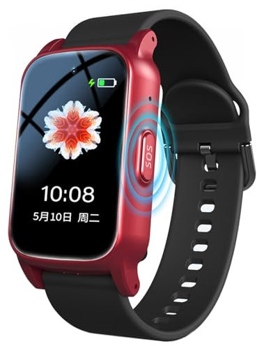 Reloj Inteligente con Detección de Caídas Smartwatch para Personas Mayores Reloj Localizador GPS para Mayores con Botón de Llamada de Emergencia SOS