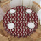 qrESONES Westie Terrier de Las Tierras Altas del oesteMantel Redondo Lavable Antiarrugas para pícnic, Camping, Fiestas, cenas, 60 Pulgadas