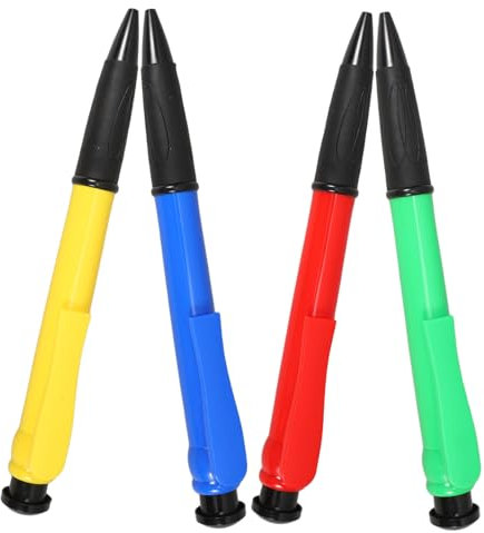 ERINGOGO 4stücke Riesige Jumbo Kugelschreiber Für Junge Mädchen Lustige Geschenkideen Für Geburtstagsfeiern Schulbedarf Witzige Fotorequisiten Für Klassenzimmer Und Strumpffüller