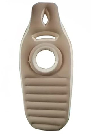 Coussin de grossesse gonflable pour femme enceinte, matelas gonflable pour le corps, coussin de couchage (marron)