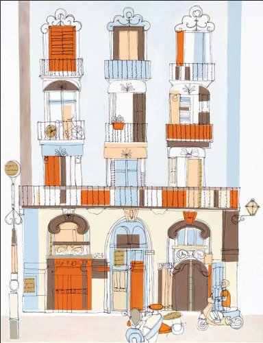 empireposter Ruth Allen - Tapas - Kunstdruck, Fassade, Grösse 40X50 cm