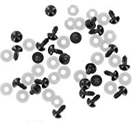 Trimits CF047 | solid eyes with washer | toy making | 9mm | 8 pack