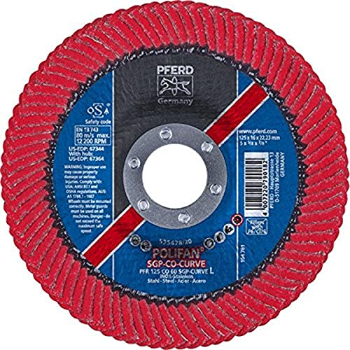 Pferd 67689066 PolifanPFR 125 CO 60 SGP-Curve L, 10 stück