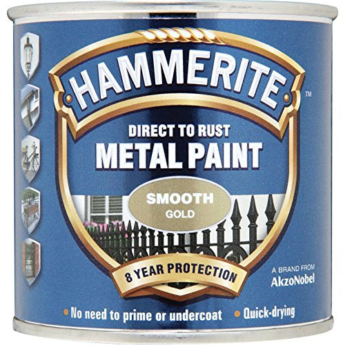 Hammerite Smooth Finish Gold 250ml
