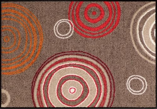 Erwin Müller Fußmatte Kaiserslautern braun/rot Größe 50x75 cm
