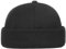 Lipodo Dockermütze Damen/Herren - Aus Wollmischung - Dockercap größenverstellbar - Gefüttert mit Fleece - One Size (54-60 cm) - Umschlagmütze mit Klettverschluss - Herbst/Winter schwarz One Size