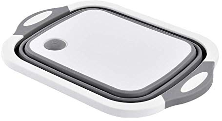 Plato Plegable Tazón Multifuncional 3 En 1 Fregadero Plato Plegable Cesta De Drenaje Recipiente De Verduras Cesta Para Lavar Platos Cocina Al Aire Libre Viajes De Verano Camping Plato Recipiente De La