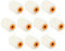 Ideen mit Herz Lot de 10 rouleaux de peinture en mousse de rechange de 5,5 cm x 3,5 cm (10 rouleaux de peinture)