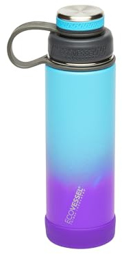 BOULDER TriMax - Botella de agua de acero inoxidable aislada, 20 onzas, campos de lavanda