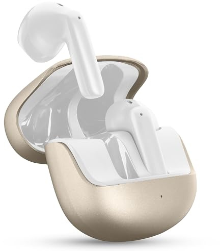 cellularline Call Purely, Bluetooth-Kopfhörer mit ENC, 4 Mikrofone, ENC Umgebungsgeräuschunterdrückung, 32 Stunden Akkulaufzeit, Multipoint-Verbindung, Easy Pick Design