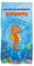 Herz & Heim® XL Strandtuch für Kinder mit Seepferdchen Motiv, Name und Wunschtext 180 x 100 cm (H/B)