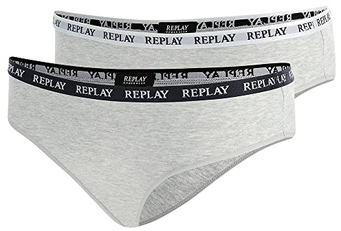 Replay Damen 2er Pack Slips mit Logobund