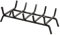 Virsus Brucialegna da Camino in ferro battuto con spessore 1,5 cm, di colore nero con sfumature, 5 barre distanziate, braciere per legna, poggialegna resistente per brace, fuoco costante (40x32x20 cm)