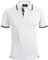 geeksport Herren Poloshirt Kurzarm Tennis Regular Fit Shirt Sport Schnelltrocknend Atmungsaktiv Polo Shirts Männer Sommer Outdoor Golf T-Shirt(Weiß Schwarz-XL)