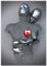 Couple Impression sur Toile Abstraite, Métal Sculpture Figure Peinture Love Heart Effet 3D Wall Art Décoration Murale Sans Cadre,A,60x80cm No Frame