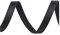 5M 10 mm Breite Satin BH-Träger Gummiband Ideal für BH-Trägern, Dessous, Schultergurten (schwarz)