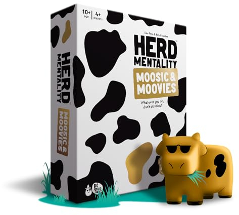 Herd Mentality Moovies & Moosic Gesellschaftsspiel, Spaß für die ganze Familie (in englischer Sprache)
