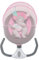Altalena elettrica per bambini, con 12 musica, USB, Bluetooth, per bambini, con telecomando, timer per bambini sotto i 12 kg (rosa)
