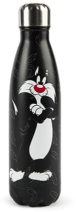 Excelsa Sylvester Bottiglia Termica, 50 Cl., Nera, Acciao INOX