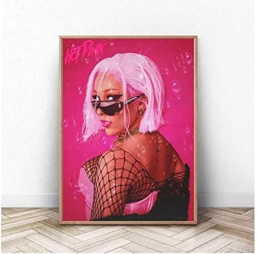 Poster Doja Cat Poster Musik Sänger Star Poster Foto Porträt Bilder Leinwand Malerei Poster Und Drucke Wand Kunst Home Decor 50X70Cm Kein Rahmen