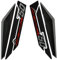 Tankpad Dekor kompatibel für Honda 750 Transalp schwarz grau X550902VA