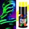 Maquillaje de Halloween Negro Blanco (Amarillo Neón)