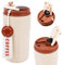 Mug Isotherme, 410ml Thermos Café Avec Affichage Led, Mug Isotherme Cafe En Acier Inoxydable Avec Poignée, Tasse Isotherme Adapté À La Maison, À L'École Au Bureau À La Randonnée Au Yoga Au Vélo