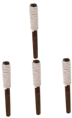 CAXUSD 4 Stücke Bequem Feuer Im Freien Garten Solar Flackern Flamme Holz Outdoor Elegante Dekorative Kompakte Material