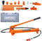 VEVOR Martinetto Idraulico 12T, Pressa Idraulica Portatile Carrozzeria Corsa 132mm, con Tubo Olio da 1,4 m e Custodia, per Riparazione Telaio Auto Costruzione Auto, Martinetto Idraulico Cilindro