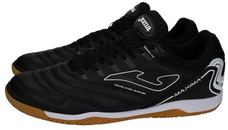 Joma Maxima 2501 IN MAXS2501IN, Men Indoor Football Trainers, Black, 47 EU