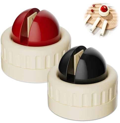 Kugel-Saugnapf-Schleifstein, runder Kugel-Saugnapf, professioneller schneller Messerschärfer, Kugel-Saugnapf, Messerschärfer, hilft bei der Reparatur und Wiederherstellung (2 Stück)