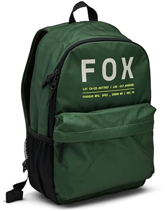 Giro Fox Racing Clean Up Backpack With Laptop Sleeve, Large Main Compartment, Zippered Front Pocket, Side Water Bottle Holder, Everyday Use, Color: Dark Sage, Size: OS