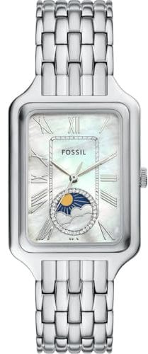 FOSSIL Damen Analog Quarz Uhr mit Edelstahl Armband ES5400