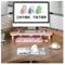 Soporte de Monitor, Elevador Monitor Escritorio, Soporte de Monitor de esquina rosa for oficina, elevadores de madera for ordenador portátil, ahorra espacio, estante de almacenamiento de monitores tri