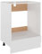 HOMTAKIE Armoire à Four Blanc 60x46x81,5 cm Bois d’ingénierie