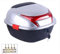 Aptliton Motorcycle Top Box 32L Top Case for Motorcycle Trunk Tour Tail Case Waterproof Motorbike Trunk Box Luggage Case with Lock for Storage Helmet