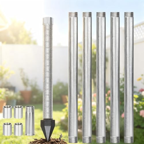 HEIHEIZI Kit per Pozzo Abissino 1-1/4, Punta Filtrante da 36