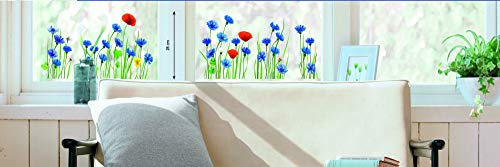 Fenstersticker XXL Kornblumen