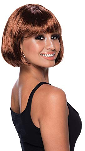Bristol Novelty BW885 Head Accessory | Elegant Wig | For Women | 1 Piece | Brown | One Size - Adult Bob