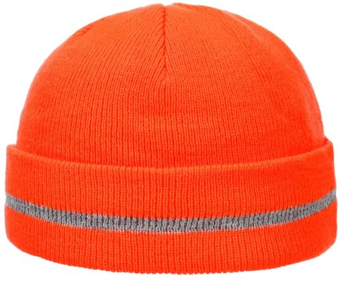 Hutshopping Workout Reflektor Strickmütze Umschlagmütze Damen/Herren - Damenmütze Wintermütze Joggingmütze mit Umschlag Winter Herbst-Winter