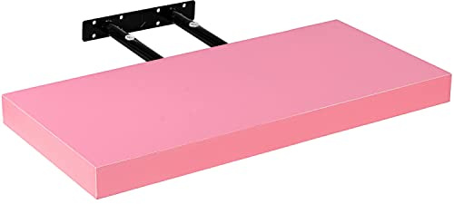 STILISTA Wandregal Volato, freischwebend, Farb- & Größenwahl, 70 cm Pink