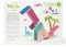TEGU 5700610 Holzbausteine magnetisch, Holzspiele-Set, pink, Holzspielzeug für Kinder ab 12 Monate