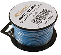 Connect 36951 Mini Reel Automotive Cable 5A Blue 7m