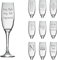 So Bespoke Personalised Engraved Glass Champagne Flute - Birthday Gift - for Her - Hen Party - Wedding Gift (Style 4)