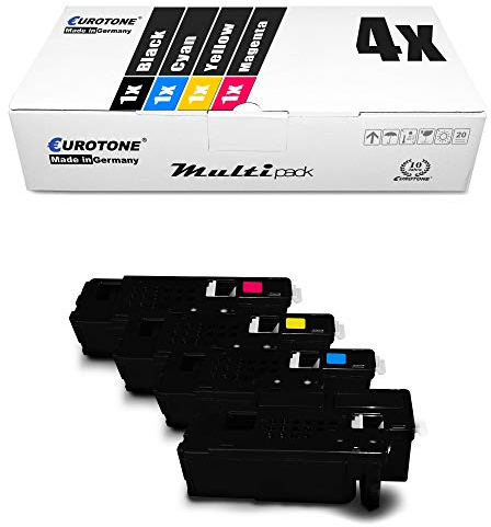 Eurotone 4X Toner im Set für Epson Aculaser C1700 C1750N C1750W CX17 CX17NF CX17WF ersetzt C13S050611 C13S050612 C13S050613 C13S050614
