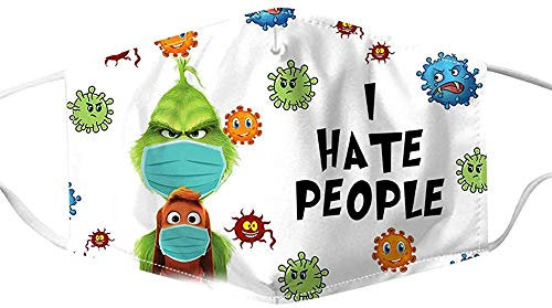 Youning Mundschutz mit Filter für Damen Herren Unisex Mundschutz Waschbar Wiederverwendbar Lustig Staubschutz Multifunktionstuch Mund und Nasenschutz Anti-Staub Face Halstuch Schals (B6-1PCS)